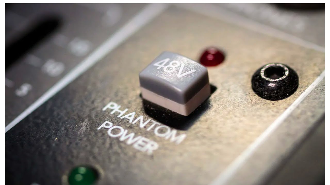 QUE pasa si conectas un MICR&Oacute;FONO Din&aacute;mico con el PHANTOM POWER activo.