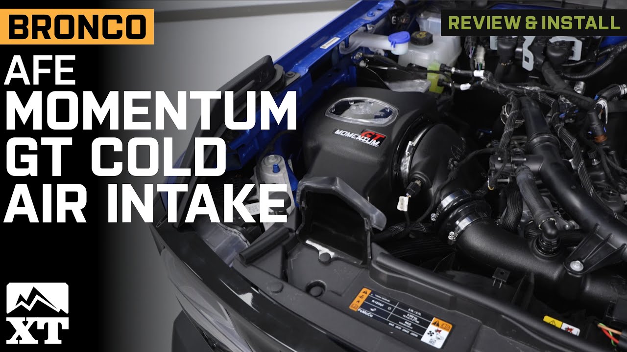 2021-2024 2.7L Bronco AFE Momentum GT Cold Air Intake Review & Install