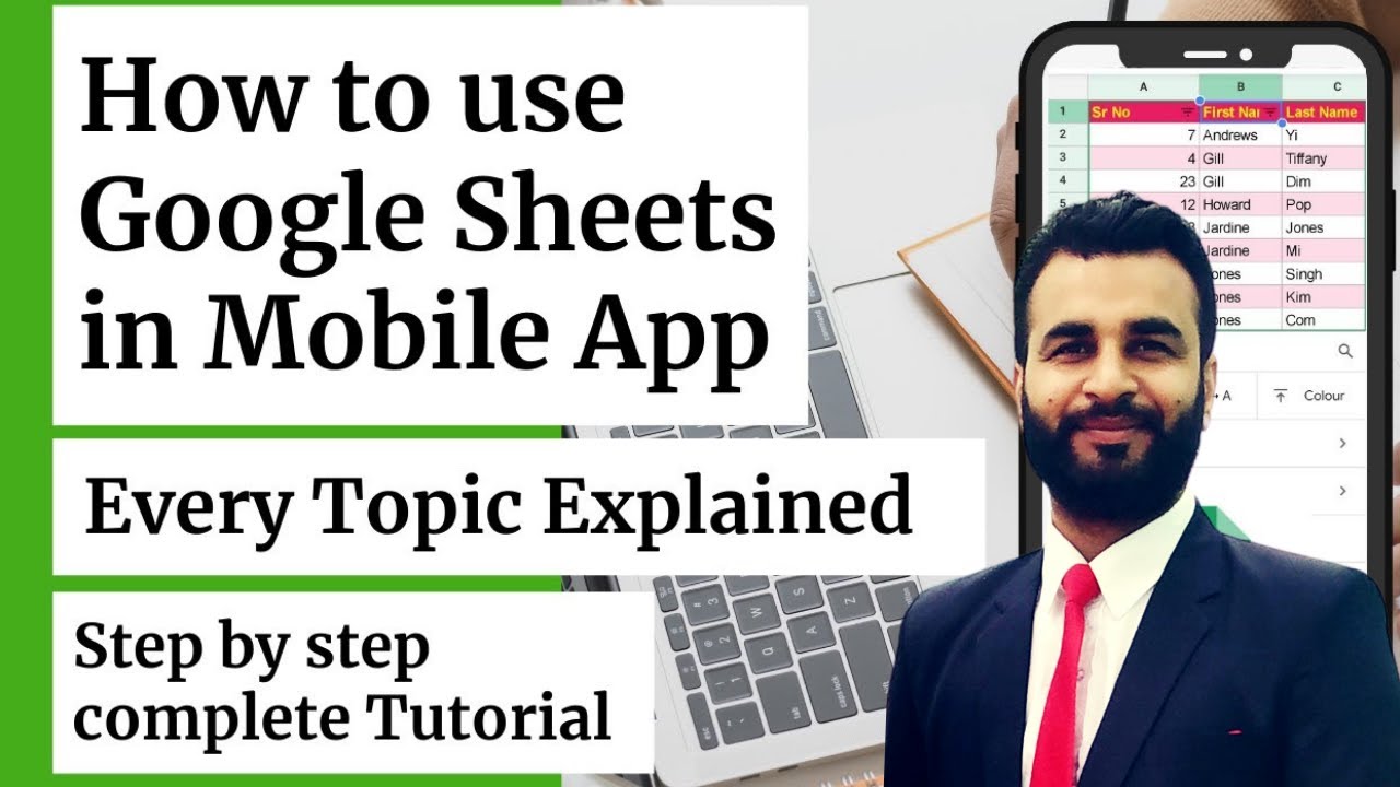 How to use Google Sheets Mobile app | How to use Sheets in mobile app | Complete tutorial