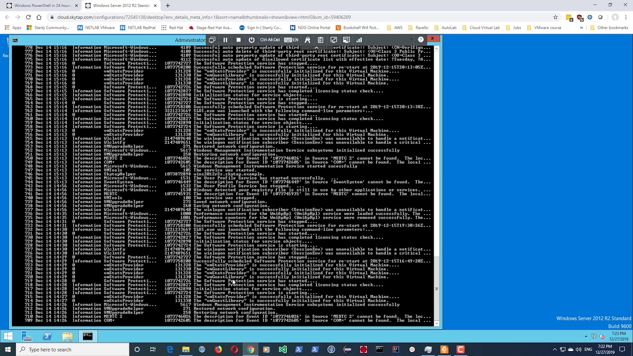 Getting Event Log Information with Windows PowerShell