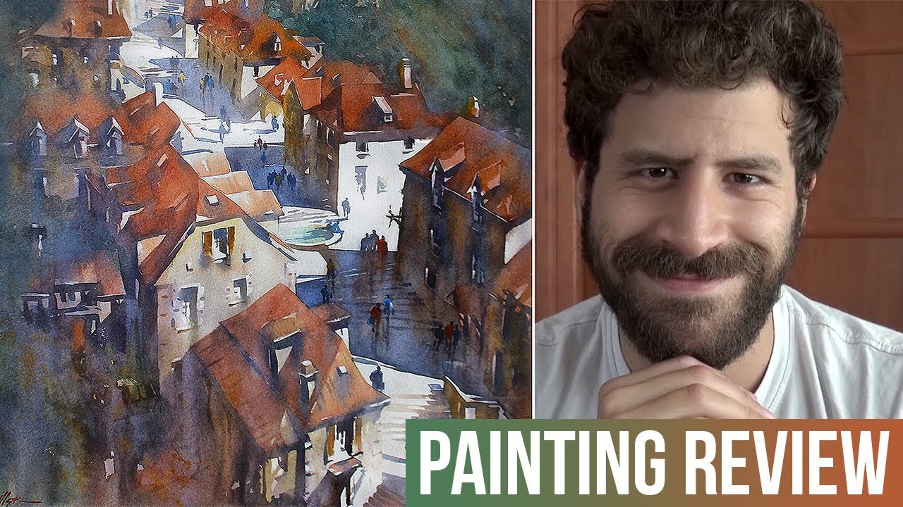 THOMAS SCHALLER Watercolor Painting Review | Painting Masters 5