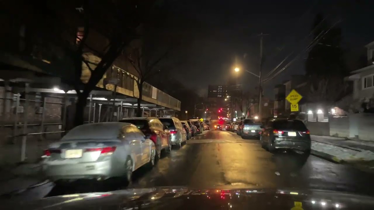 WWG 4K Drive: NYC Bronx, Olinville & Gun Hill Road evening drive around 2026-01-17