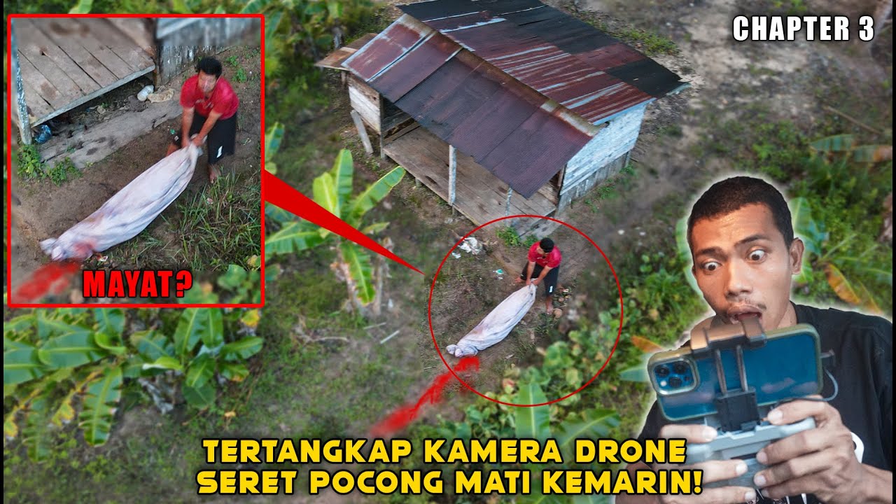 ORANG MISTERIUS GONDOL POCONG! TERTANGKAP KAMERA DRONE! DI JADIKAN TUMBAL! Part 3