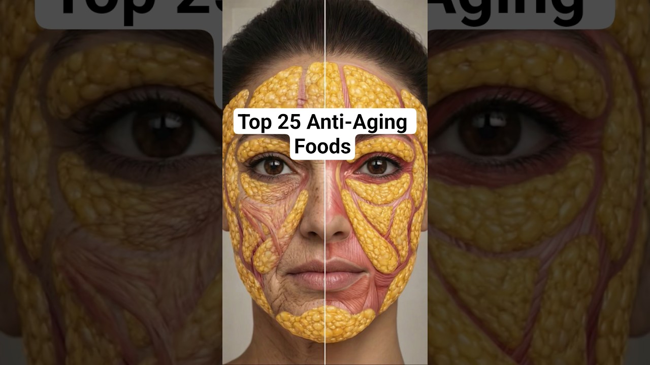 Top 25 Anti-aging Foods #antiaging #fitness