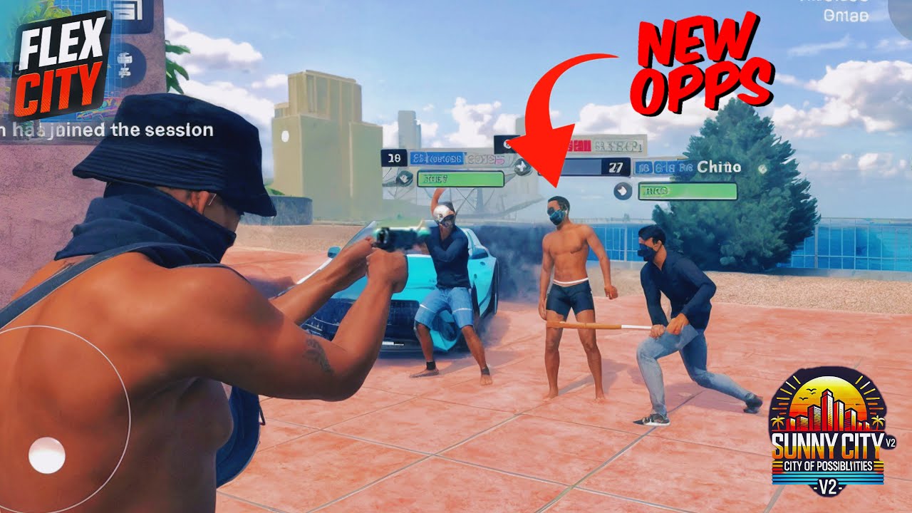 THEY ROBBED the LIL HOMIE so NOW we GOT BEEF in SUNNY CITY RP! (FlexCity Mobile Gameplay) 