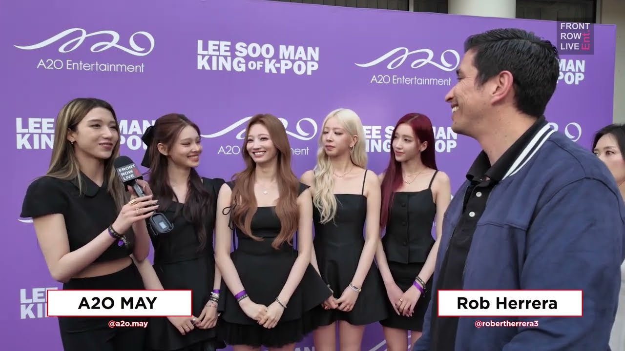 A2O MAY Interview at ‘Lee Soo Man King of K-POP’ Premiere in LA