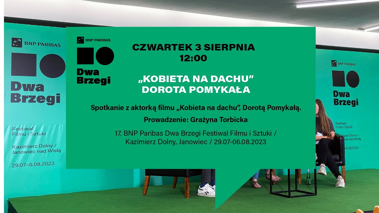 BNP Paribas Dwa Brzegi &mdash; Kobieta na dachu &mdash; Dorota Pomykała