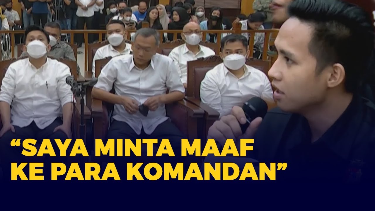 Momen Richard Eliezer Minta Maaf ke Para Saksi, Karena Ini
