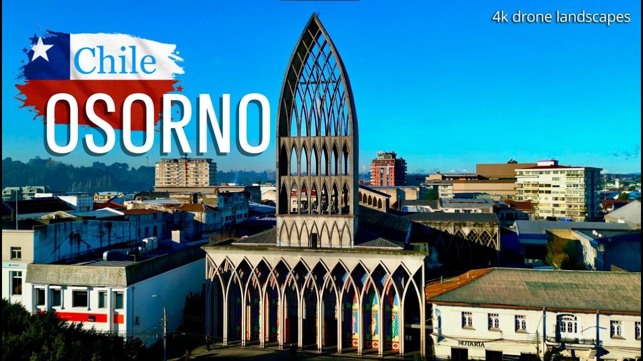 Osorno desde un dron (4K cinematic footage, 2024)