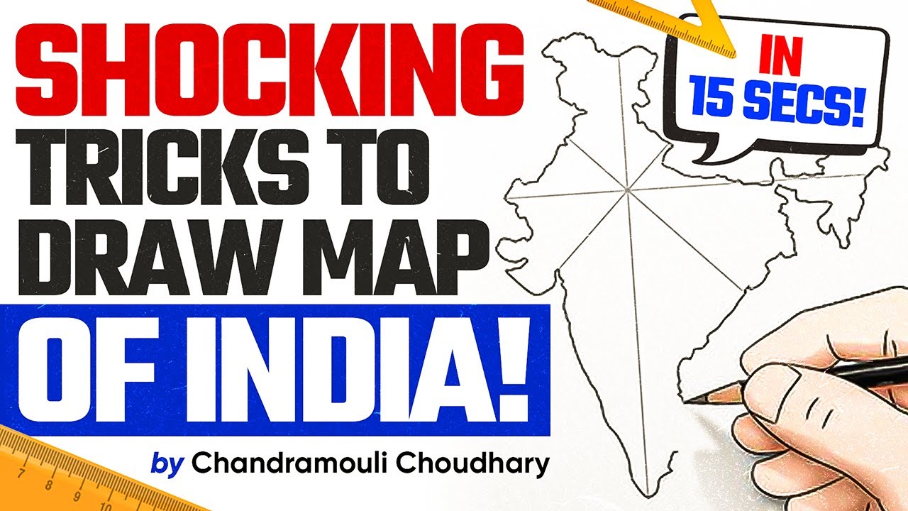 Can You Draw India in 15 Seconds? Every UPSC Aspirant Must Know This Geography Trick!