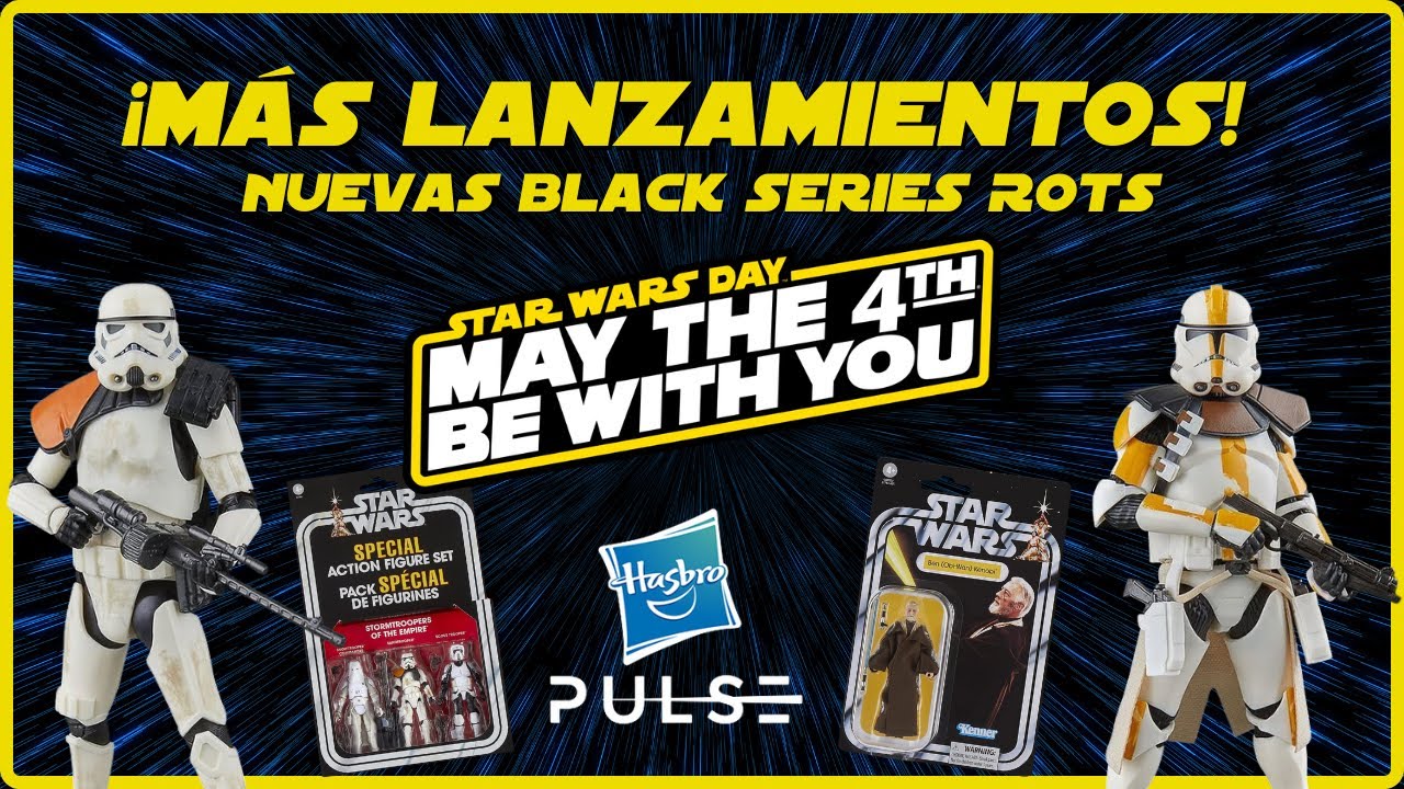 ¡NUEVAS Figuras Star Wars Black Series y Vintage Collection REVELADAS en May the 4th! 😍 HASBRO PULSE