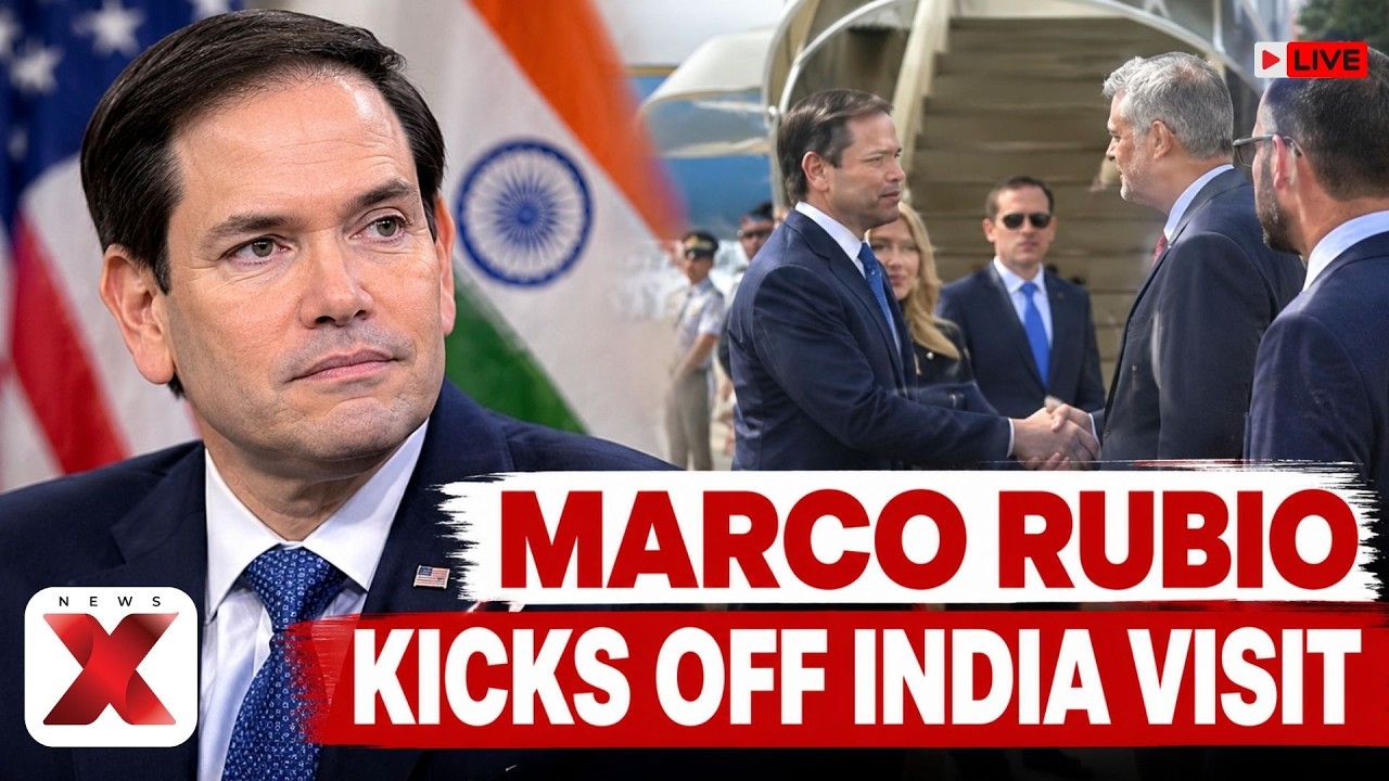 INDIA-US TIES LIVE:Marco Rubio Kicks Off India Visit As Trade Deal And Russian Oil Take Centre Stage