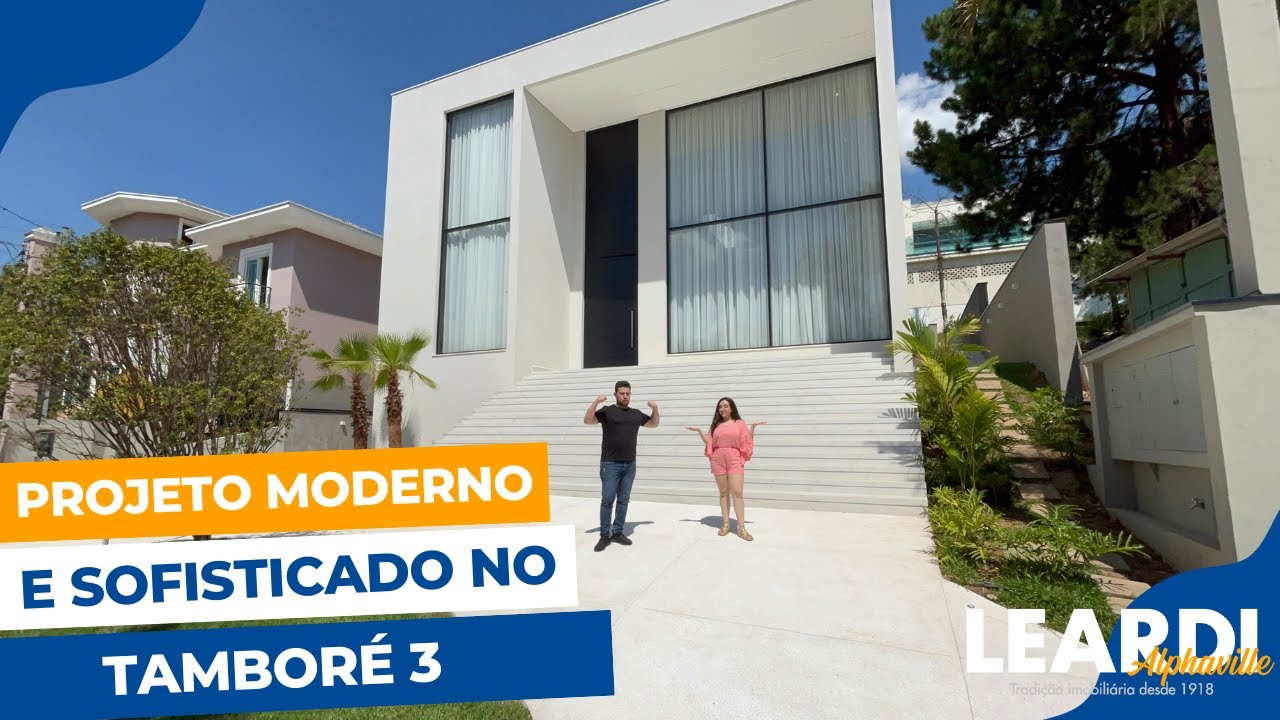 PROJETO MODERNO E SOFISTICADO NO TAMBORÉ 3