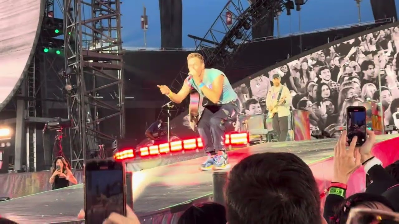Coldplay - God Put a Smile Upon Your Face, Palo Alto CA, 6/1/2025 live
