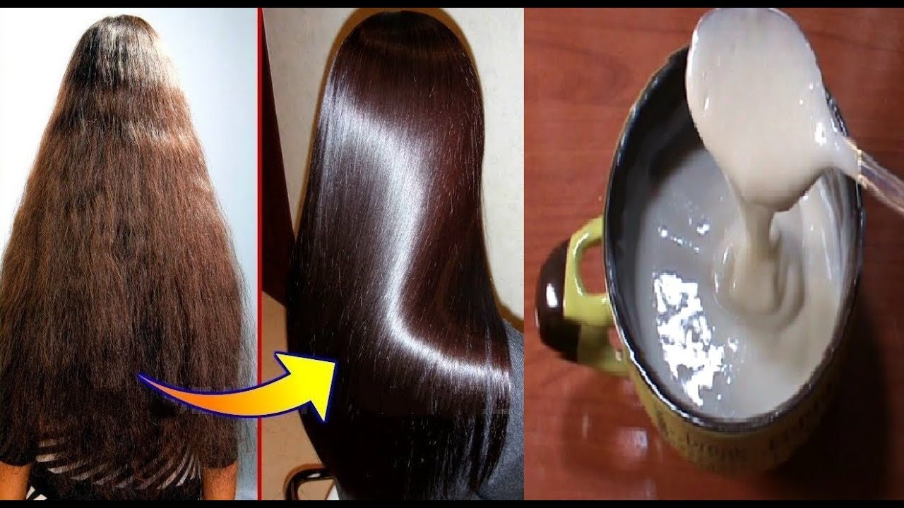 The Japanese secret🌱to straighten coarse and frizzy hair forever from the first use