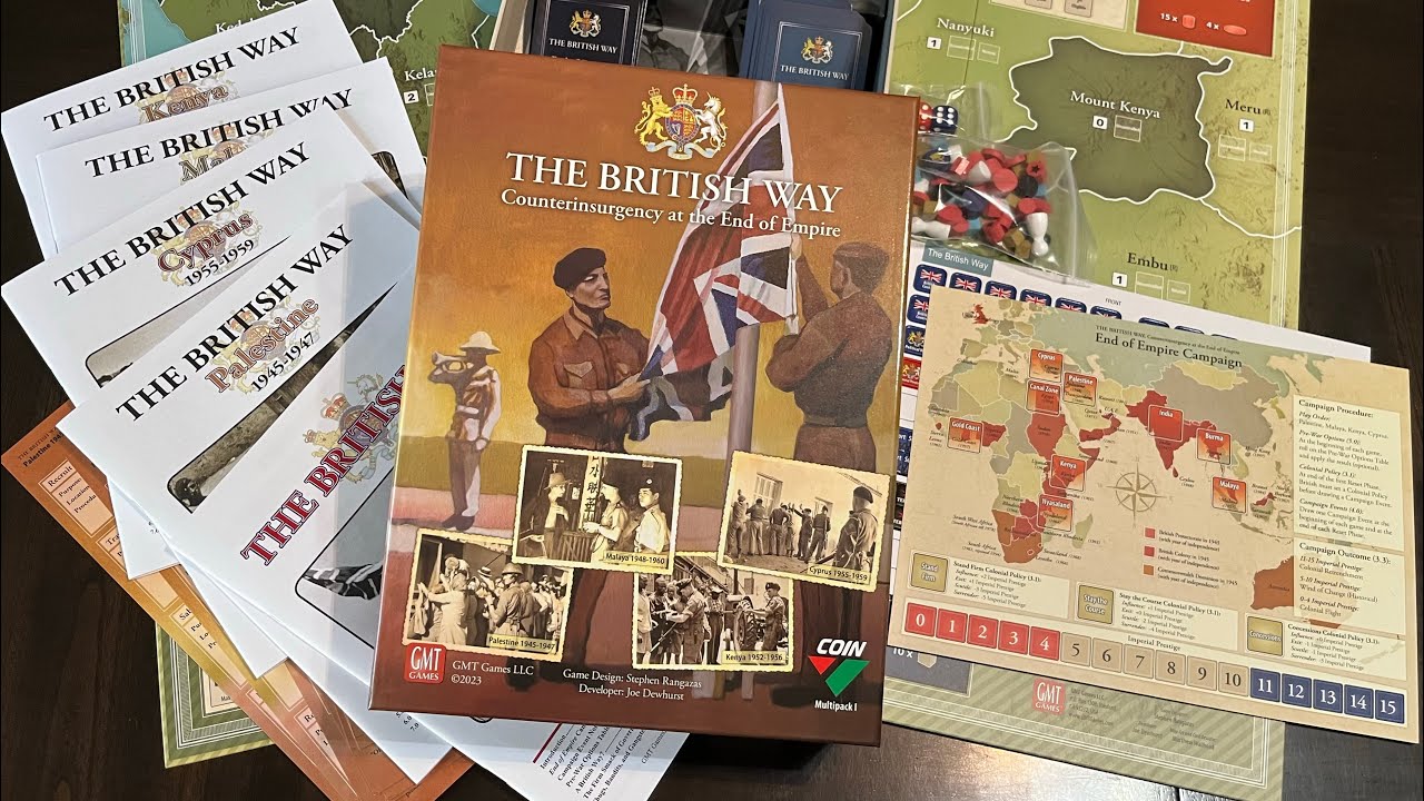 The British Way: Counterinsurgency at the End of Empire (GMT) - Unboxing and Introduction to COIN