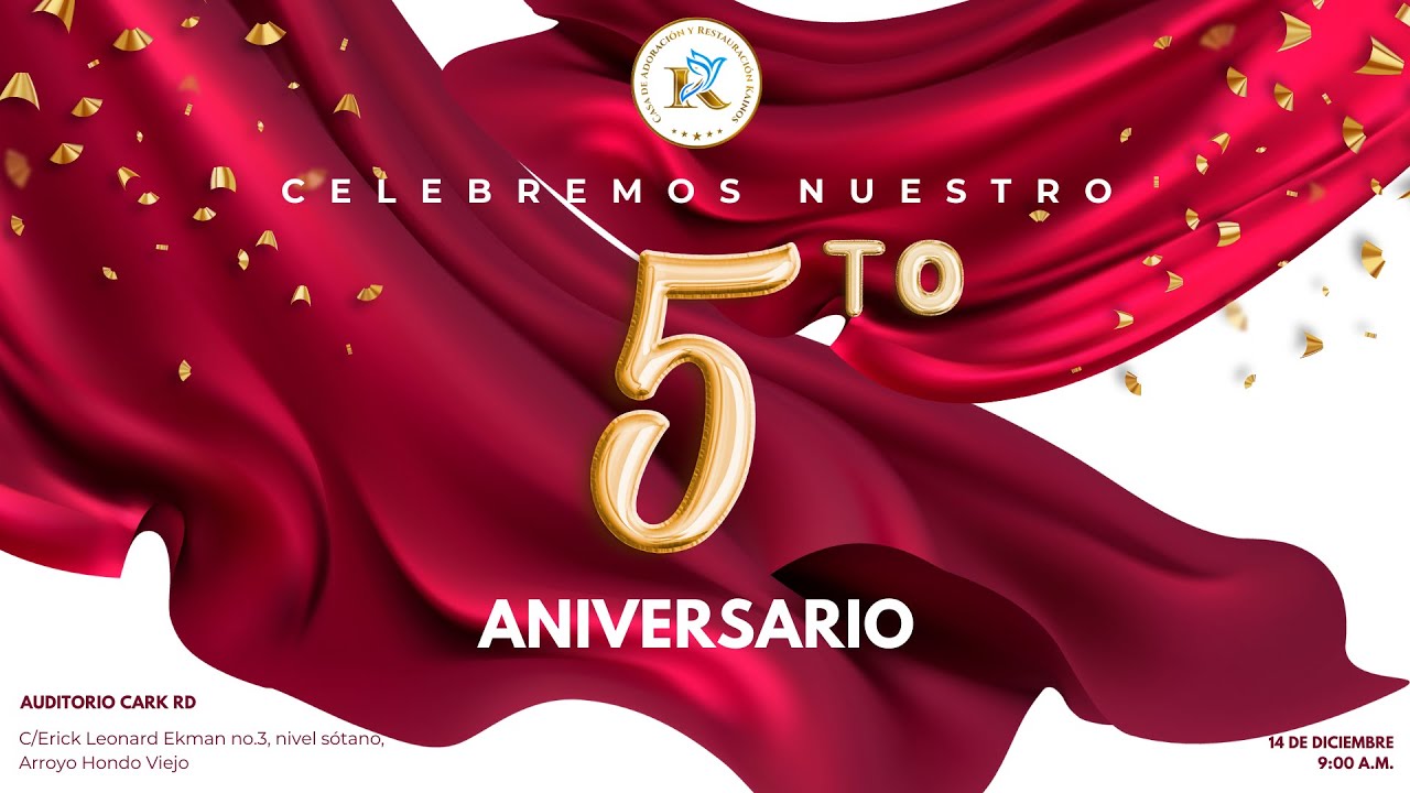 Servicio Familiar de Gloria - 5to Aniversario  -  17/12/2025