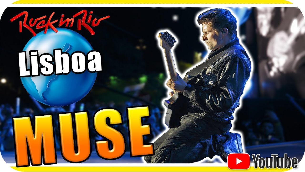 MATT BELLAMY - MUSE no Rock In Rio Lisboa Marcio Guerra Reagindo React Reação