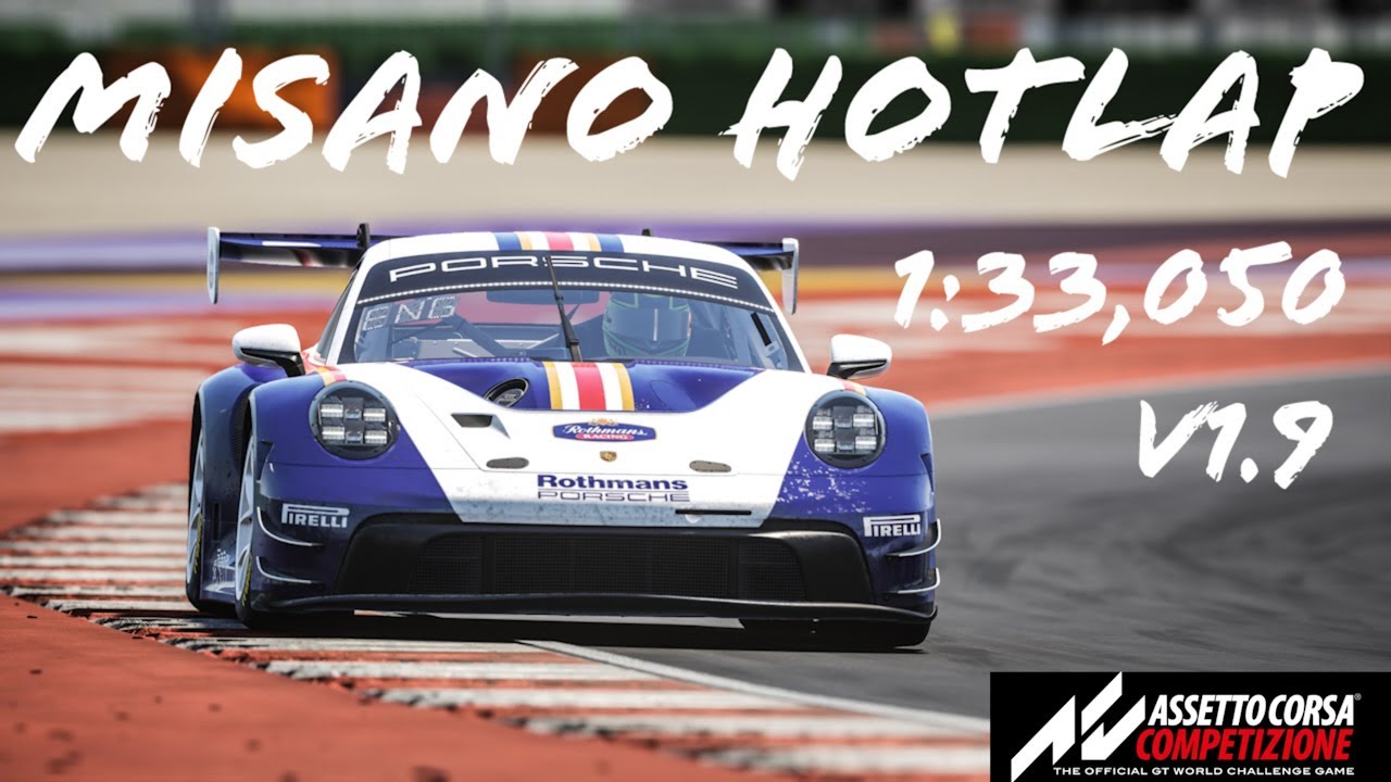 ACC Misano Hotlap // Porsche 911 GT3 R 992 // 1:33,050