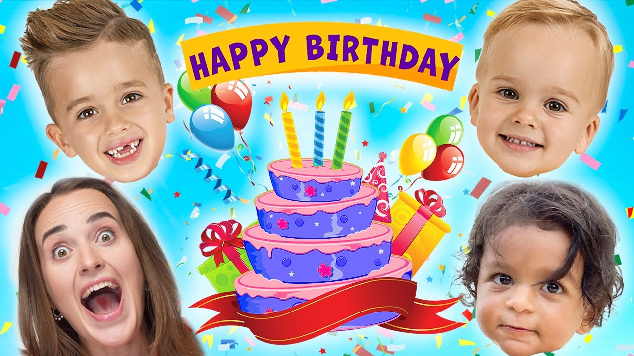 Крис празднует День Рождения своего друга - Kids Birthday party!