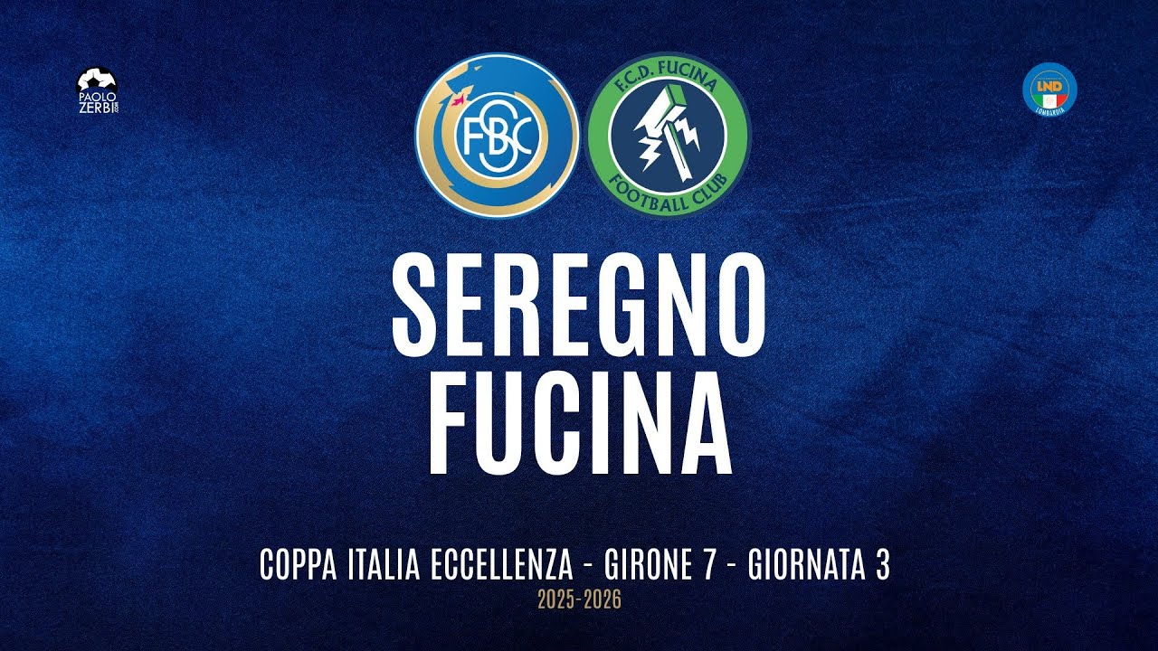 [HIGHLIGHTS] Coppa Italia Eccellenza 25/26 | Giornata 3 | Seregno - Fucina