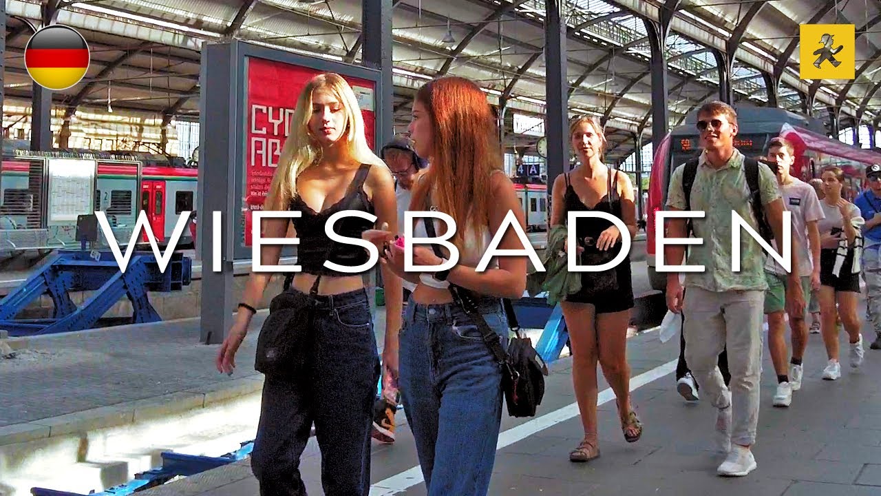 Wiesbaden, Germany 🇩🇪 | Hauptbahnhof (Main Station) | Sep 2023 | 4K 60Fps