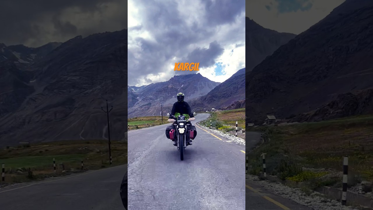 Kargil 📍 Bike Ride || #foryou #lehbiketrip #travel #bike #shortvideo #shortsvideo #shorts #rider