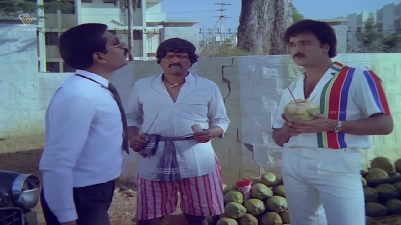 ಎಲ್ಲಾ ಪೀಸ್ ಪೀಸ್… ಬತ್ತದ ಮರದಲ್ಲಿ ಬತ್ತ, ತೆಂಗನ ಮರದಲ್ಲಿ ತೆಂಗಿನಕಾಯಿ | Anjada Gandu Kannada Movie Part 01