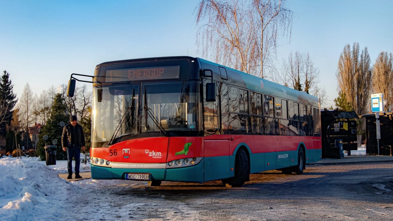 Przejazd Solaris urbino III #56 [1] zkm sochaczew / ex. #1106 mza