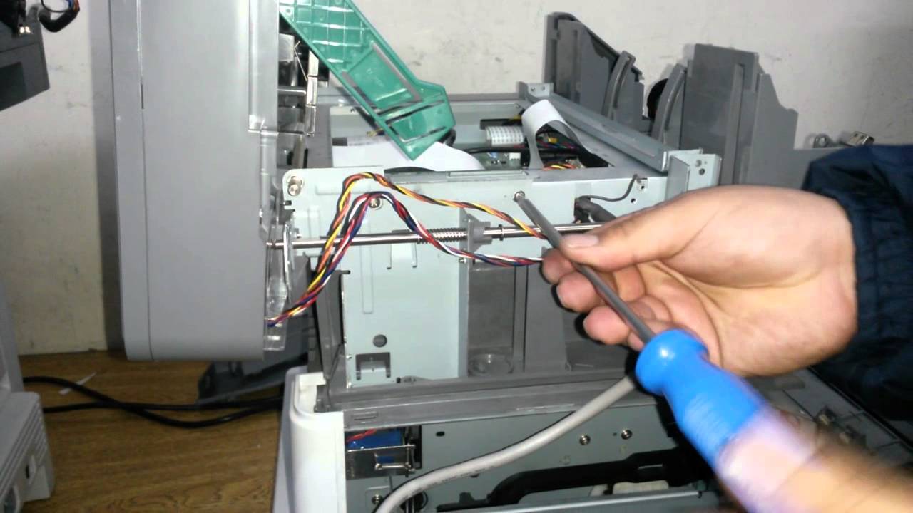 Cambio Unidad de Scanner Lexmark x464