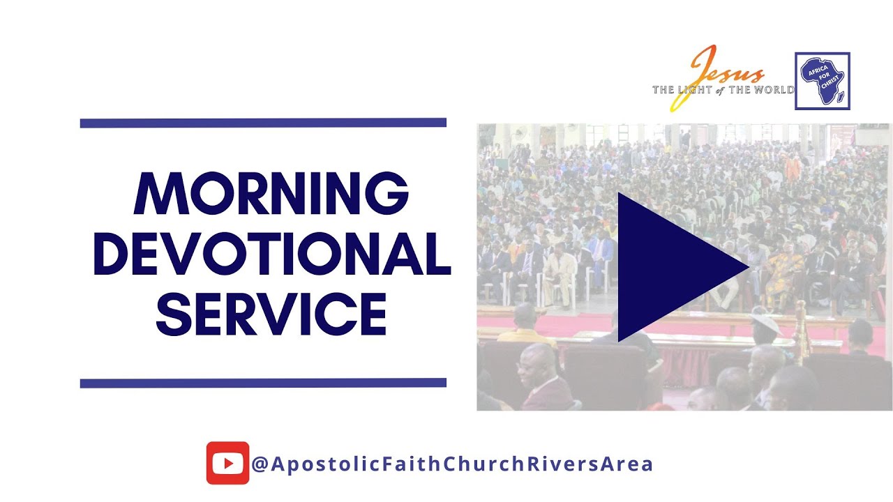 Morning Devotional Service.  08 - 02 - 2026 Apostolic Faith PH