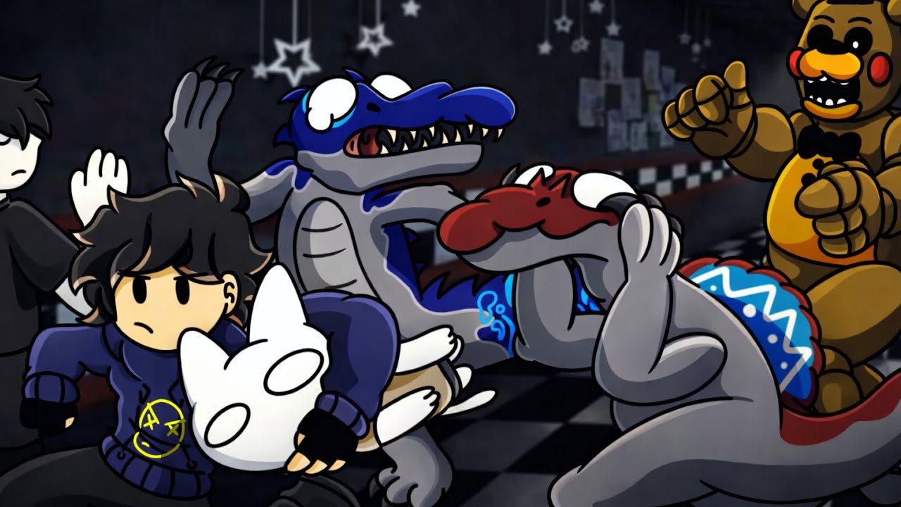 Pânico com o Grupo do Olimpo no FNAF 2 DOOM no ROBLOX!