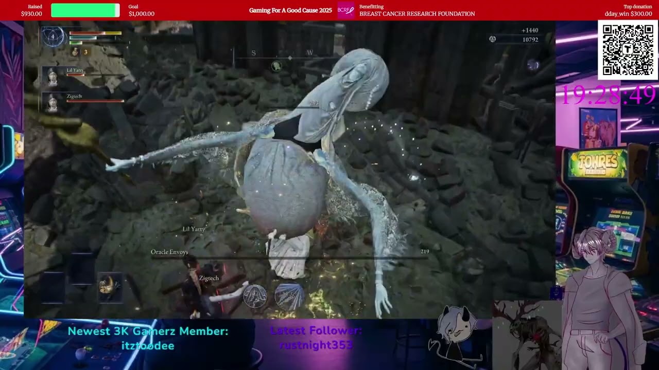Gaming For A Good Cause | Marathon Time Baby! DLC Bosses Time! Let's Night This Reign! !dono