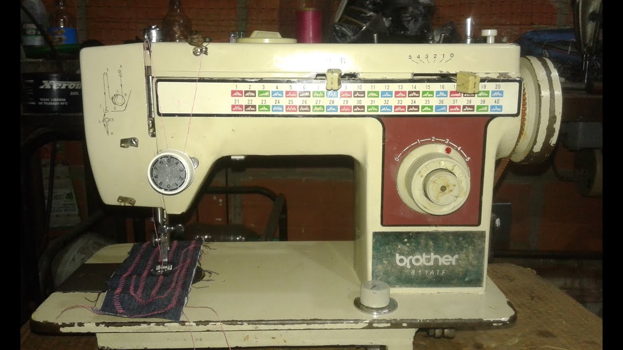 brother 811 ATF, como reparar maquina de coser sewing machine