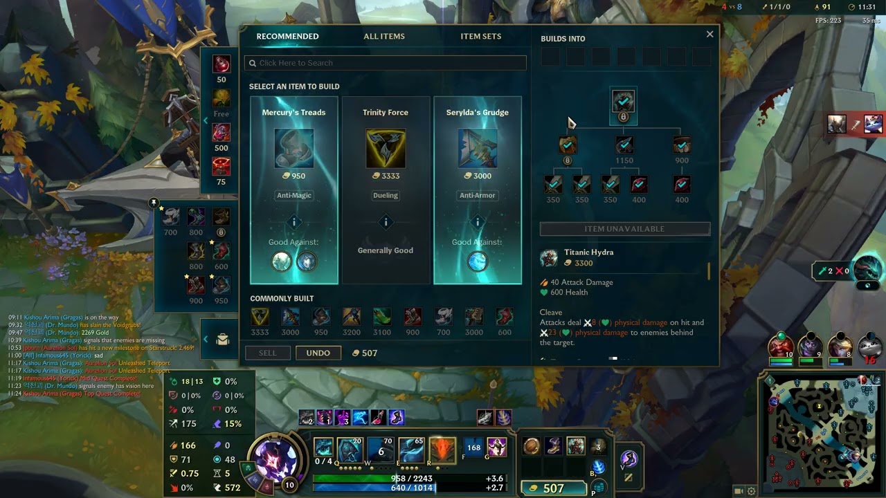 League of Legends yorick mid