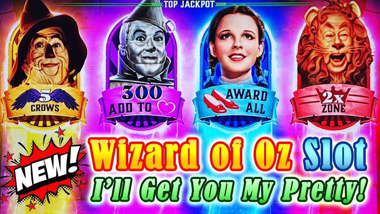 NEW Wizard of Oz - I'll Get You My Pretty! Slot Machine at the Palms Casino in Las Vegas!