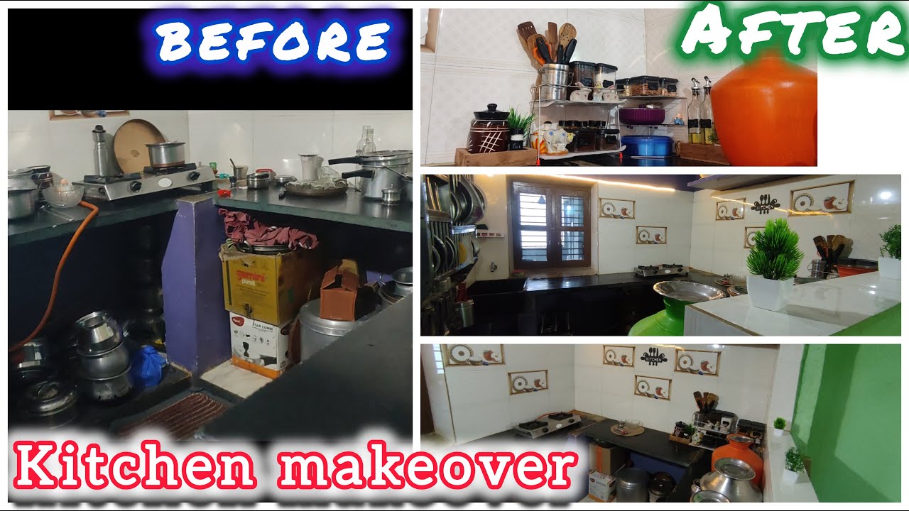 ನಿಮ್ಮ ಕಿಚನ್ ನ ಈ ರೀತಿ Makeover ಮಾಡಿ ತುಂಬಾನೇ ಅದ್ಬುತವಾಗಿ ಇರುತ್ತೆ | Make over video in kannada
