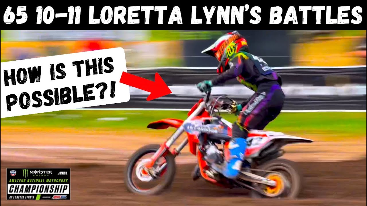 From Beginner to Loretta Lynn’s Podium in JUST 1 YEAR?! Battles EVERYWHERE in 65 10-11 Moto 2