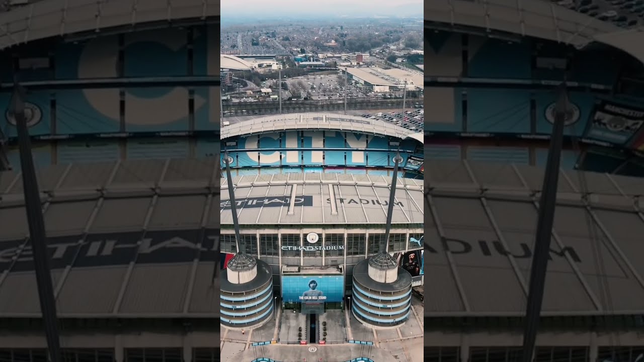 MUST SEE MAN CITY Etihad Stadium Drone Tour! 