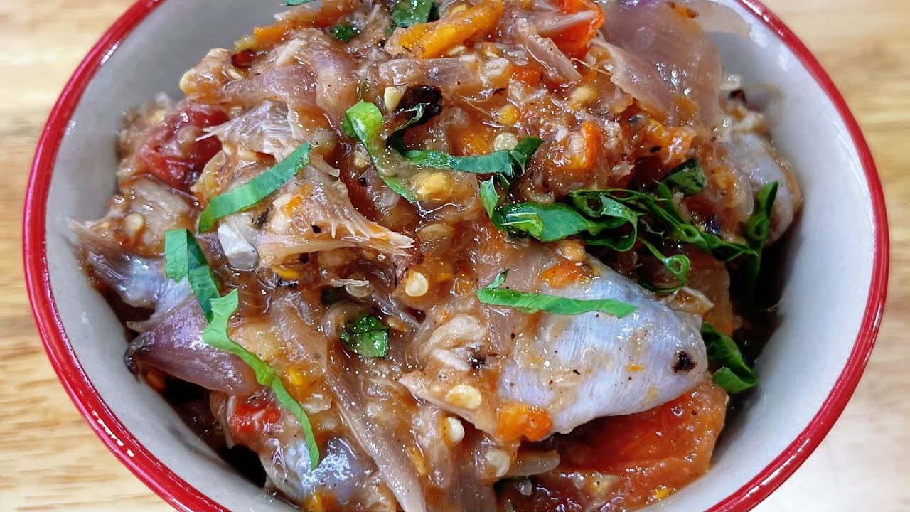 แจ่วปลาร้าพริกสด สูตรปลาร้าต่อน แซ่บหลายนัวหลาย อาหารอีสานบ้านๆ ทำง่ายๆ