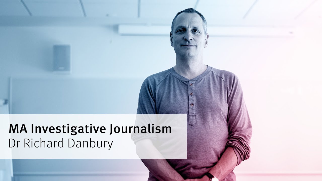Meet Dr Richard Danbury, Programme Director of MA Investigative Journalism at City