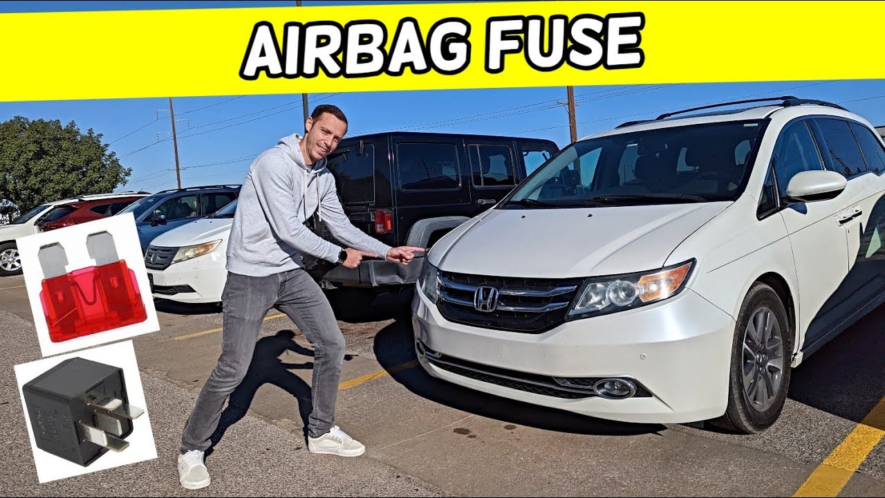 HONDA ODYSSEY AIRBAG FUSE LOCATION, SRS AIR BAG LIGHT FUSE 2011 2012 2013 2014 2015 2016 2017