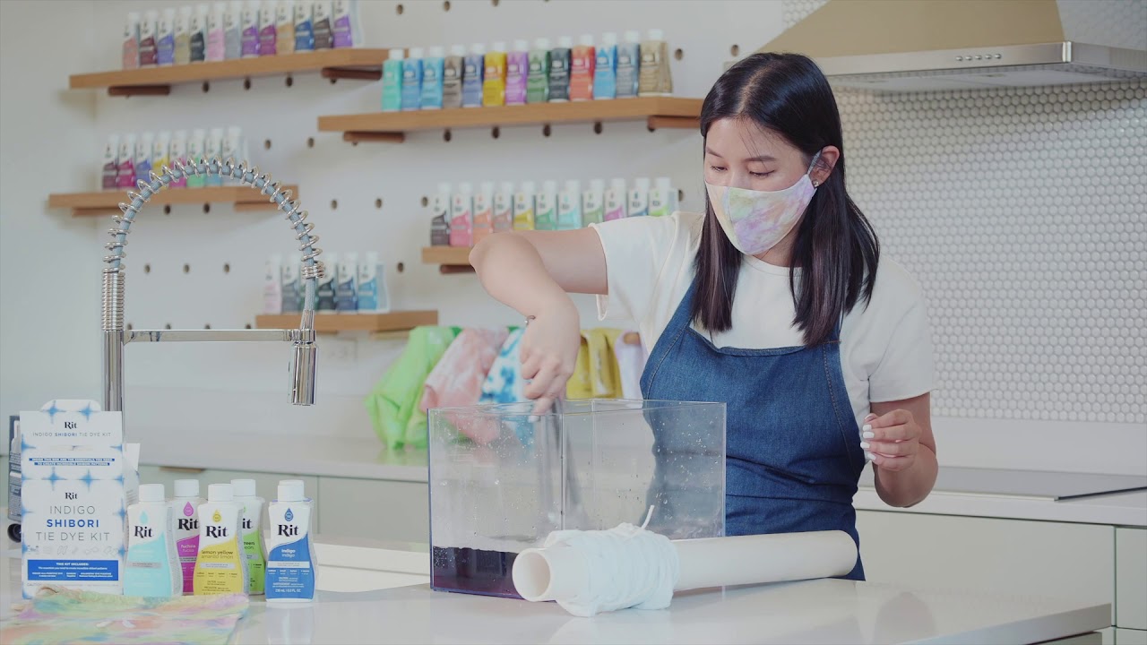 HOW TO: ARASHI TIE-DYE TECHNIQUE RIT DYE x RSVP GALLERY COLLABORATION