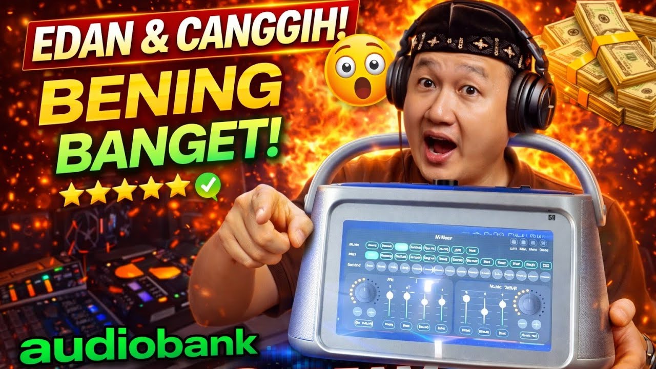 Layar Sentuh Edan & Canggih Karaoke Live Dimana Saja🔥Kupas Player Karaoke Audiobank Sonic Stream 
