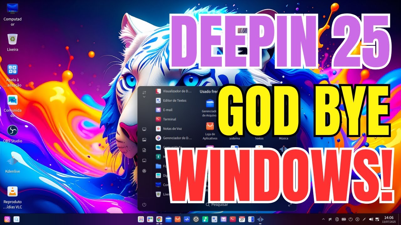 Deepin 25: Prepare-se para Trocar o Windows! 🚀 Visual Incrível e Uso Intuitivo ✨