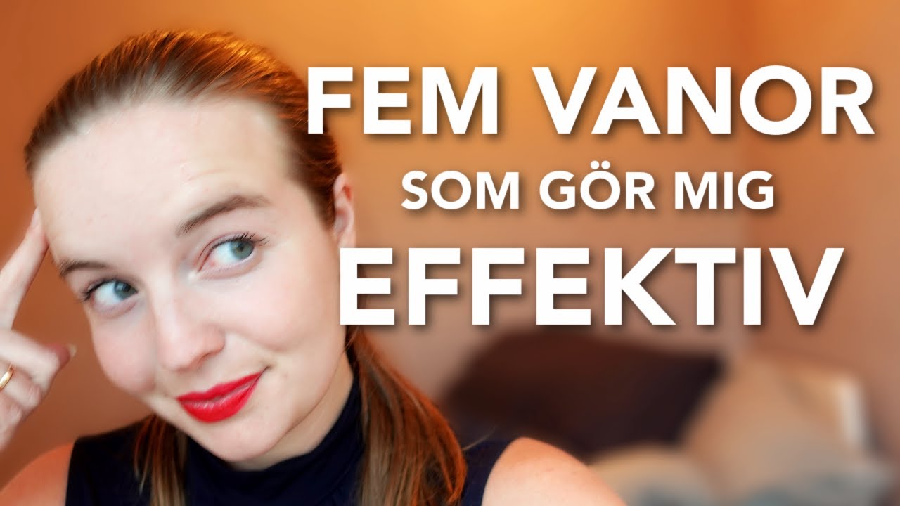 Hur du får MER gjort på jobbet | Produktiva vanor & appar som skapar fokus