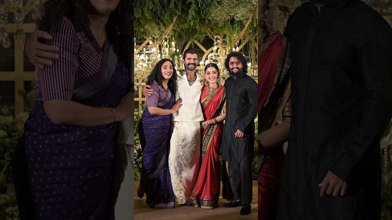 నాని -విజయ్❤️రష్మిక😍:Natural Star Nani And His Wife At #Virosh Reception #VijayDeverakonda #Rashmika