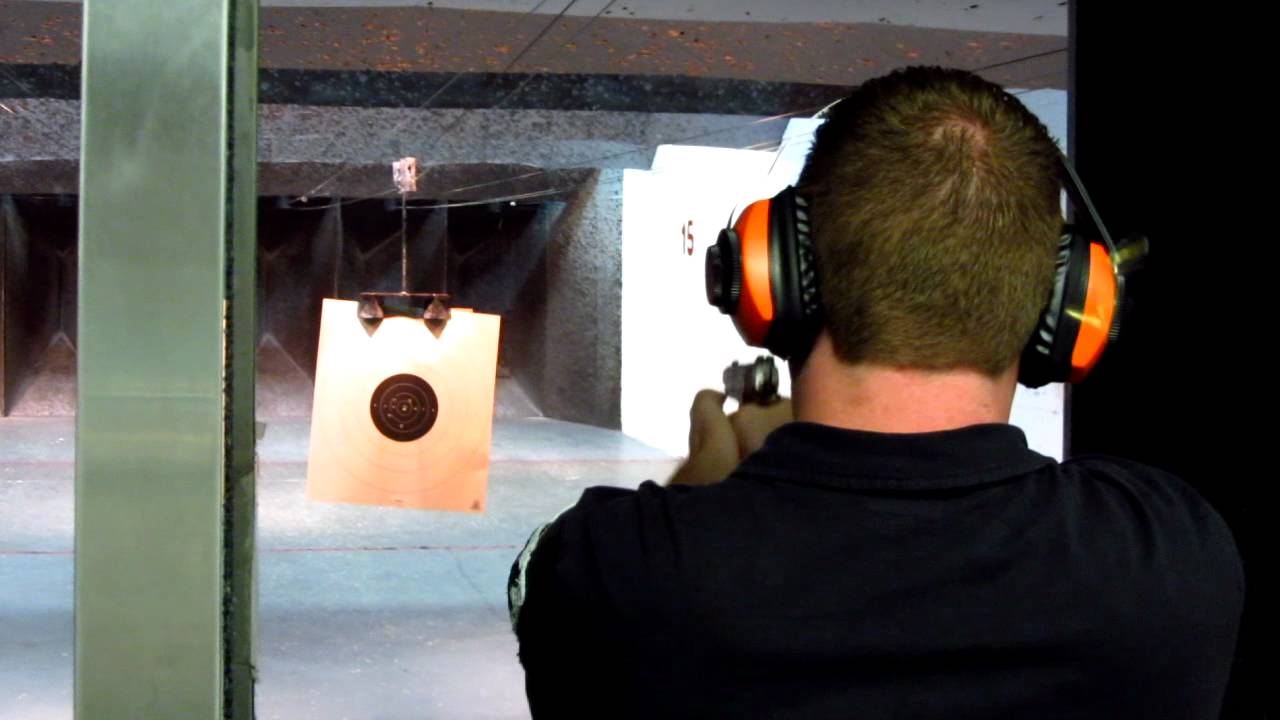 Kimber Ultra CDP II - Concealed Carry Pistol Gun - Firing At Shooting Range