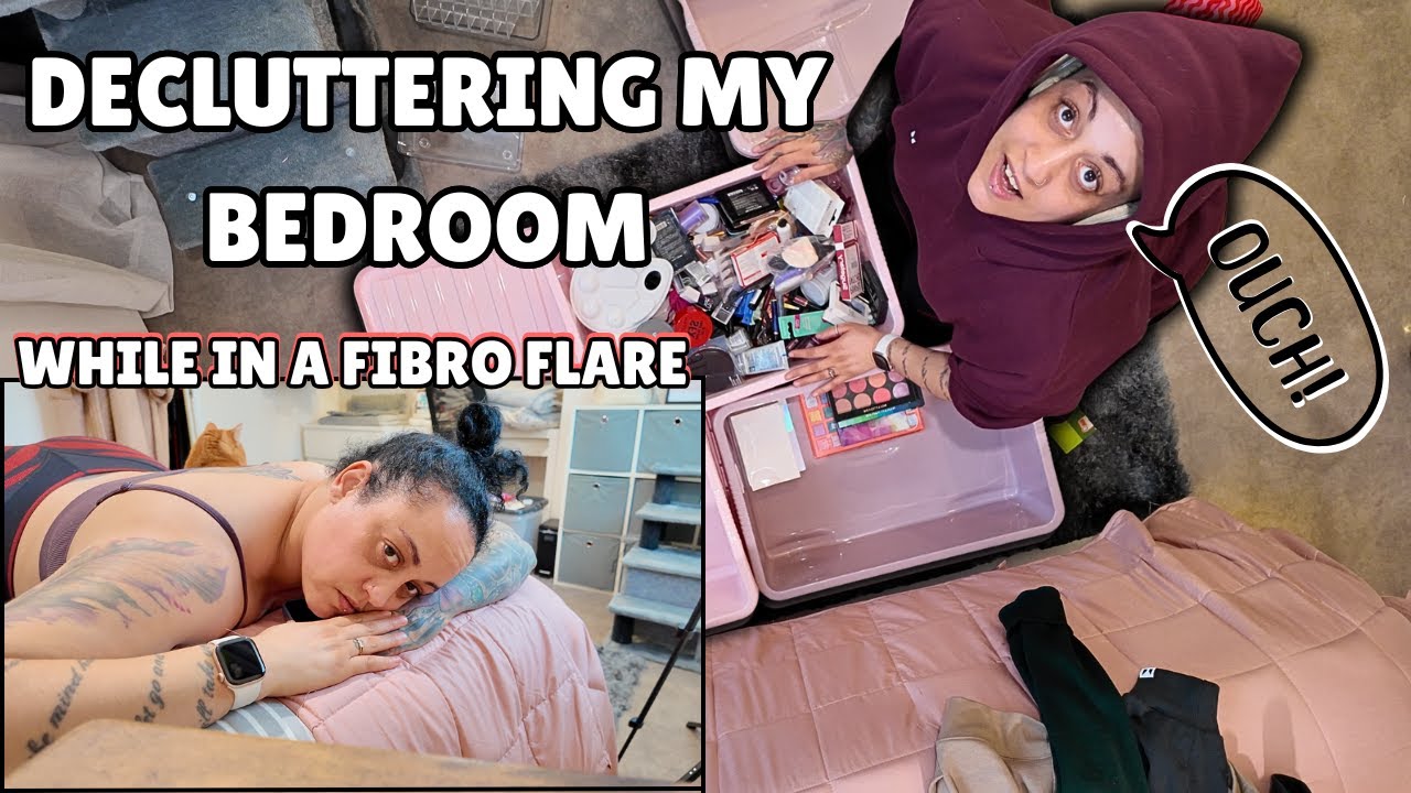 Decluttering My Bedroom Whilst in a Fibromyalgia Flare | Chronic Pain