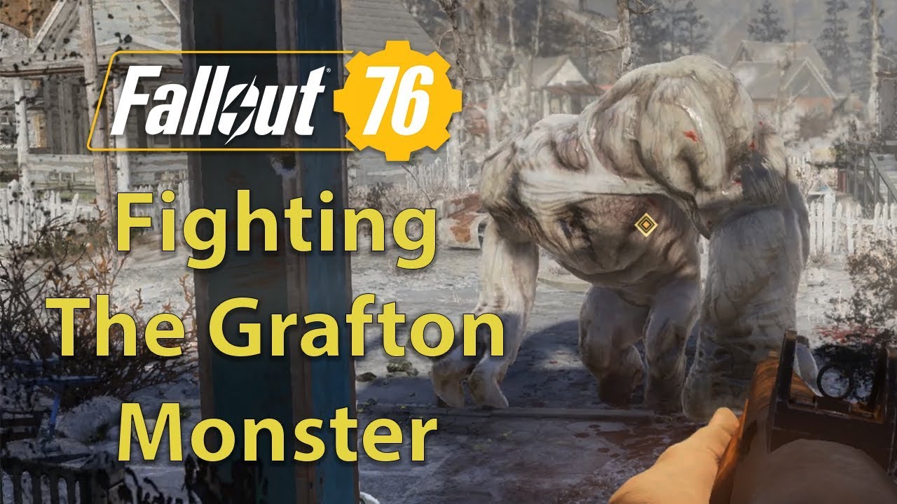 Fallout 76 - Defeating the Grafton Monster (Grafton Day Event / PC Beta Gameplay)